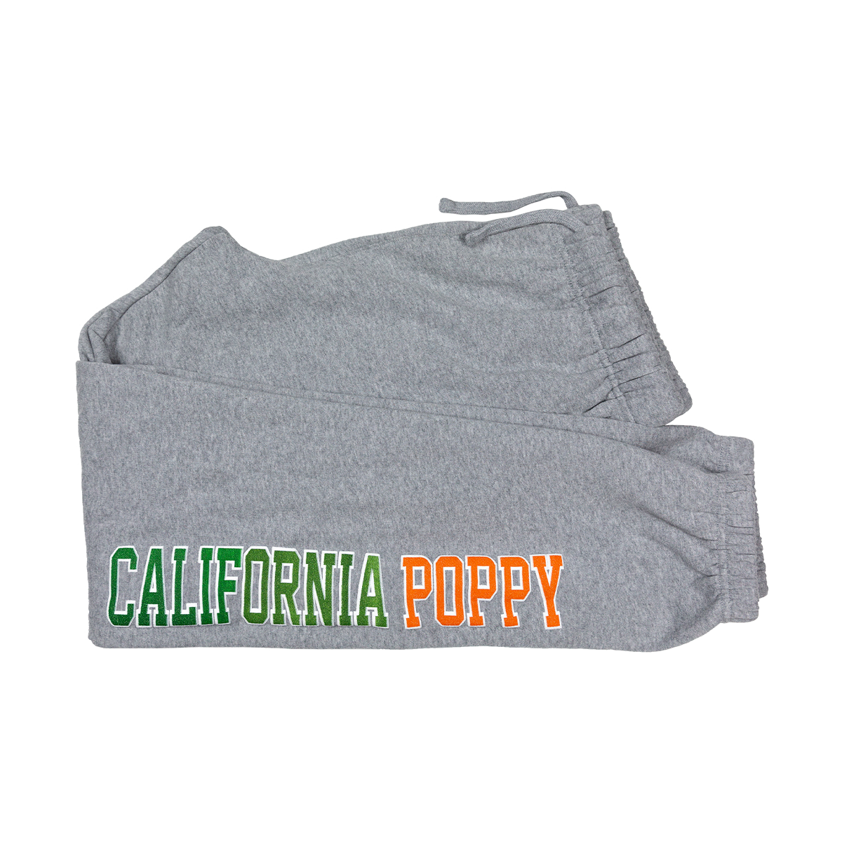California Poppy - Uni Joggers Grey